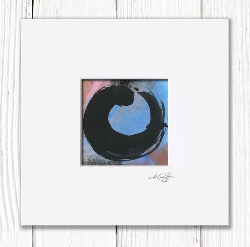 Enso Zen Circle 12 - Enso Abstract painting by Kathy Morton Stanion by Kathy Morton Stanion
