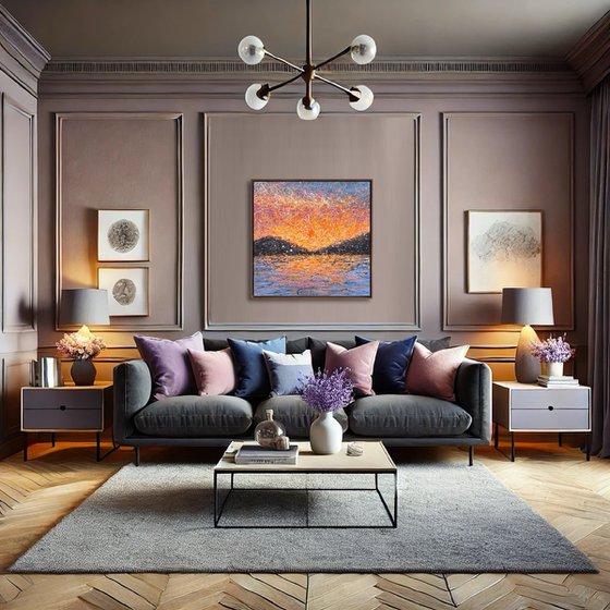 When Stillness Becomes Love - framed