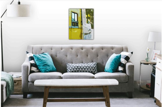 Imagine a Sunny Wall in Florence