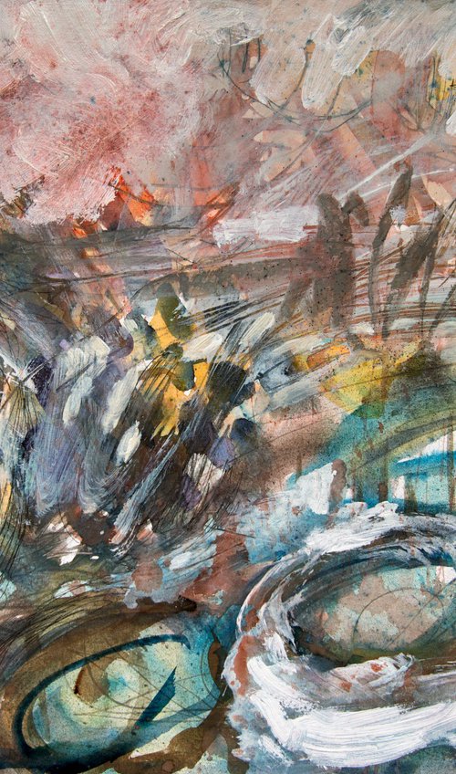 Pond 14, Winter Moorland by Elizabeth Anne Fox