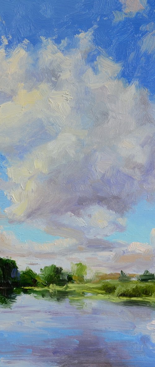 Under the white clouds by Ruslan Kiprych
