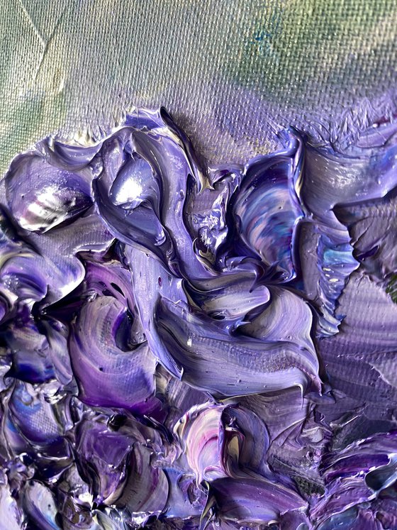 Hydrangea Study — Purple Bloom