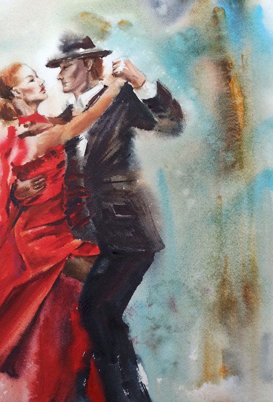 Tango dancers