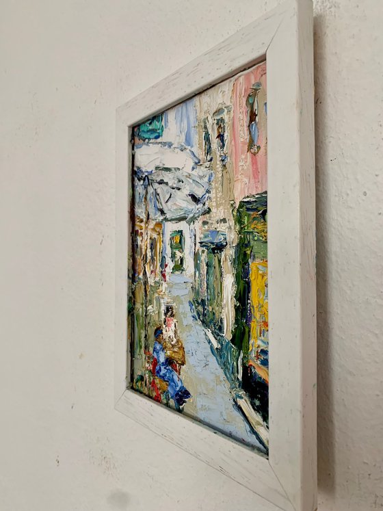 Miniature painting for a café