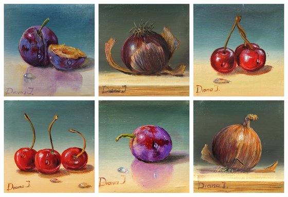 Harvest Treasury - Hexaptych