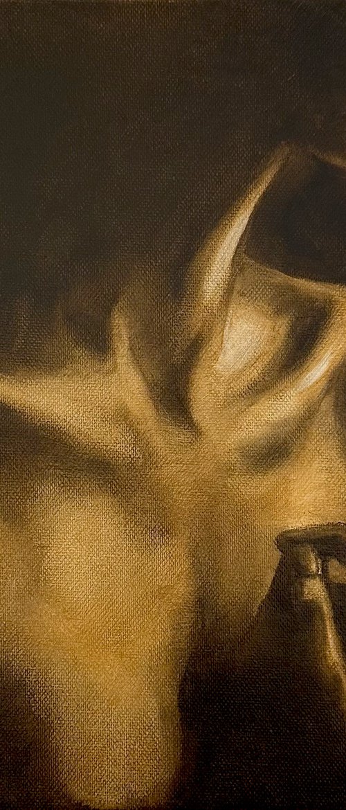 Naked Truth - Contemporary Dark Nude by Julia Shilo