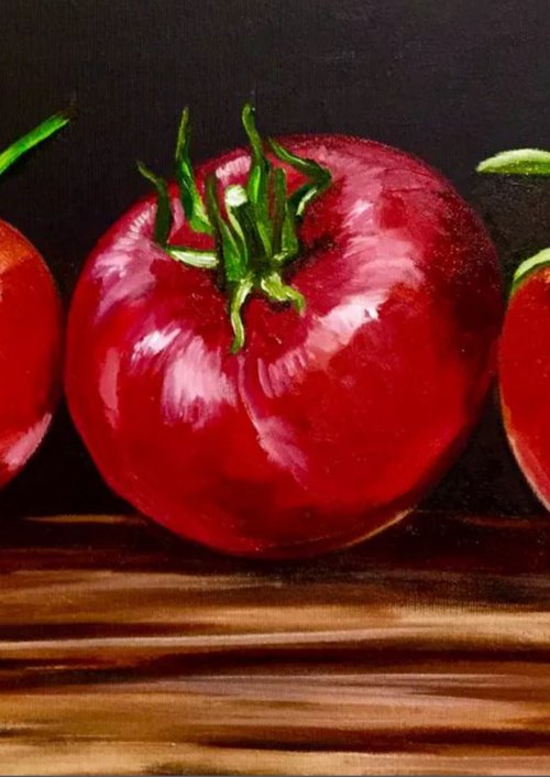 Still life with Tomatoes by Olga Koval