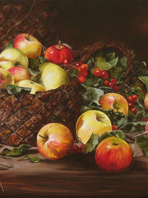 Apples, Fruits Still Life by Natalia Shaykina