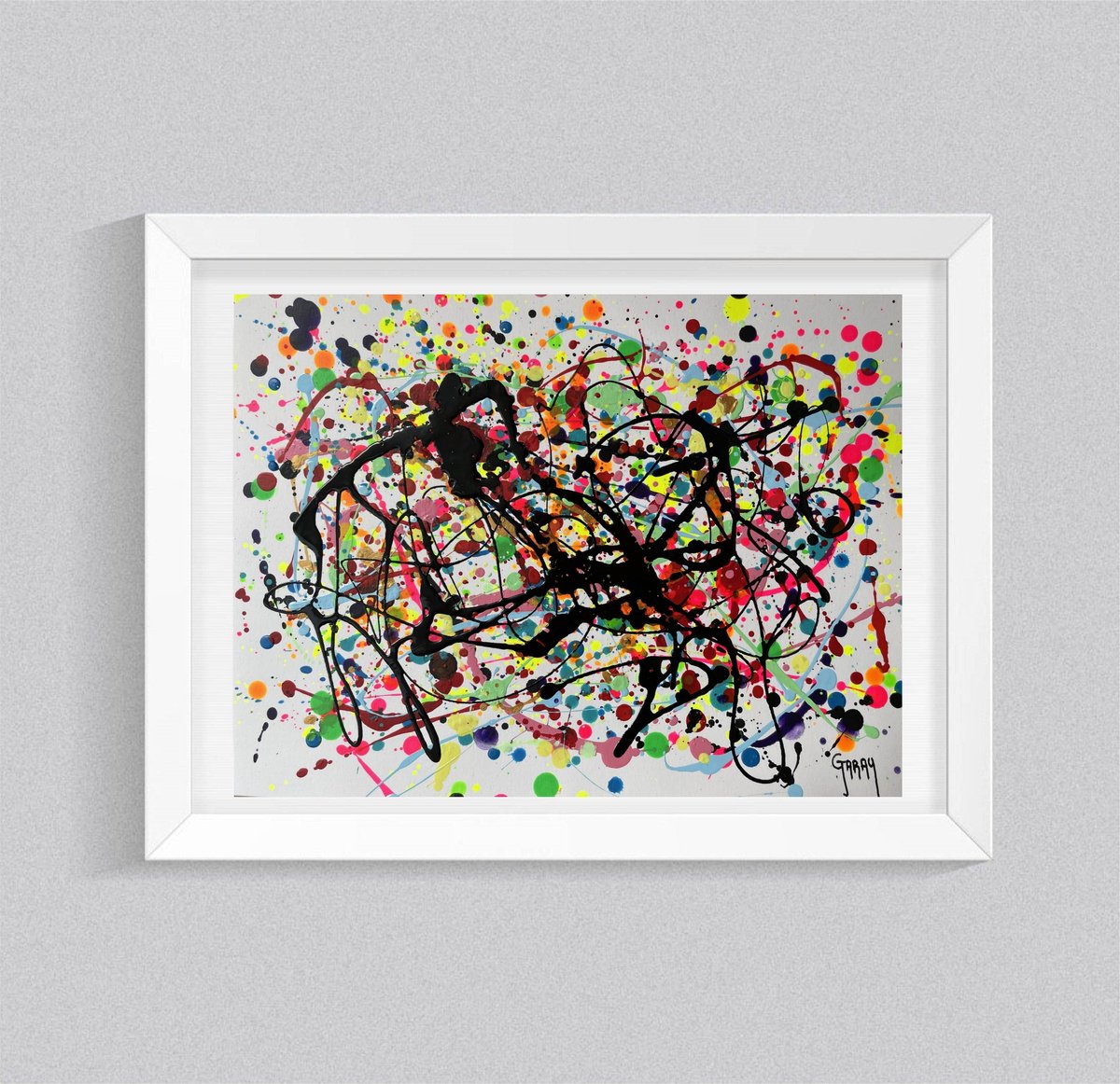 Abstract Pollock 11 by Juan Jose Garay