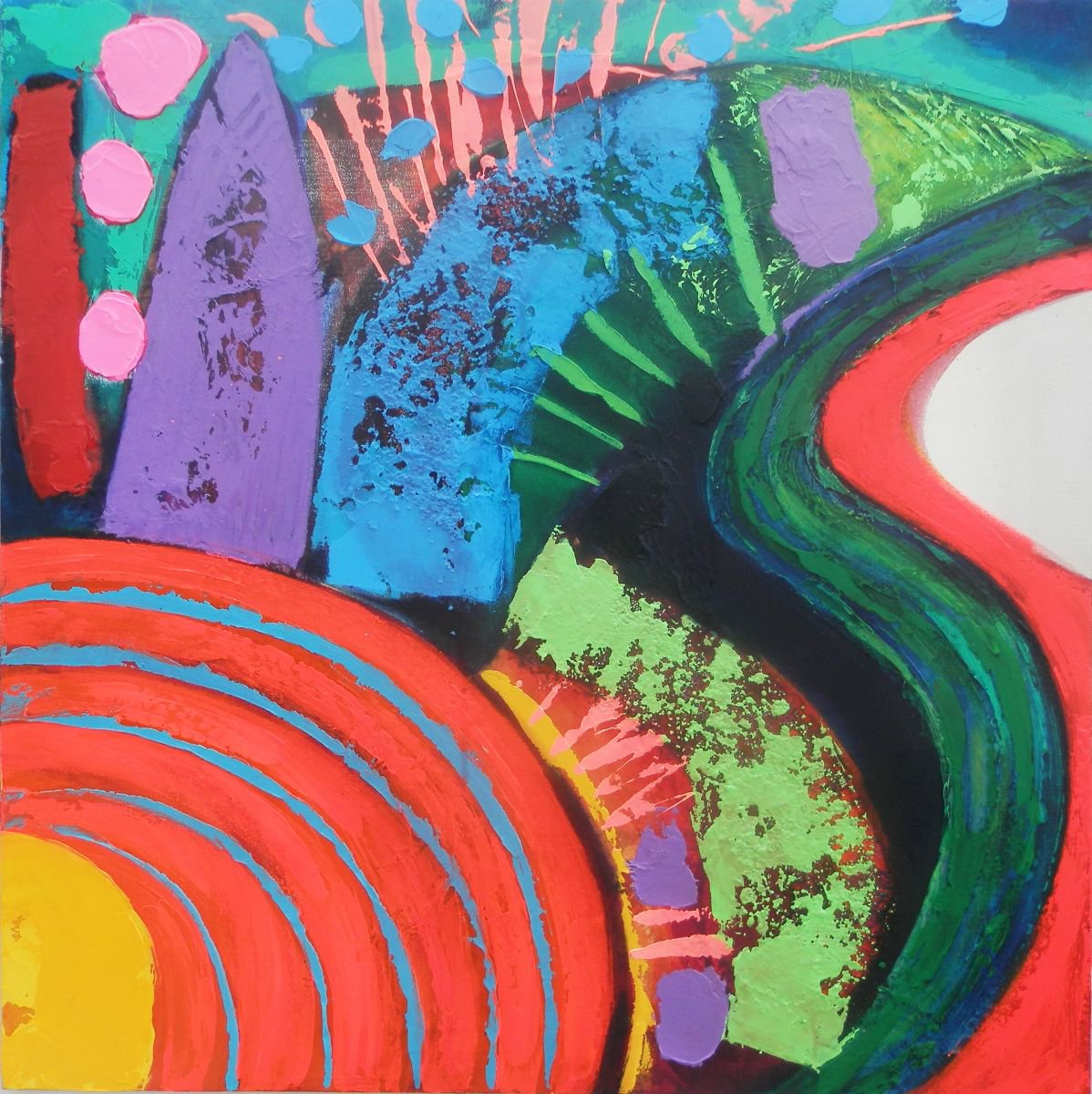 San Marcello By Frank Barnes, 30 X 30, Artwork For Sale On Artfinder