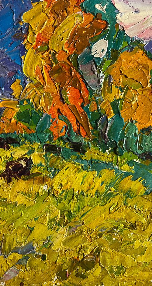 In the autumn meadows by Kalenyuk Alex