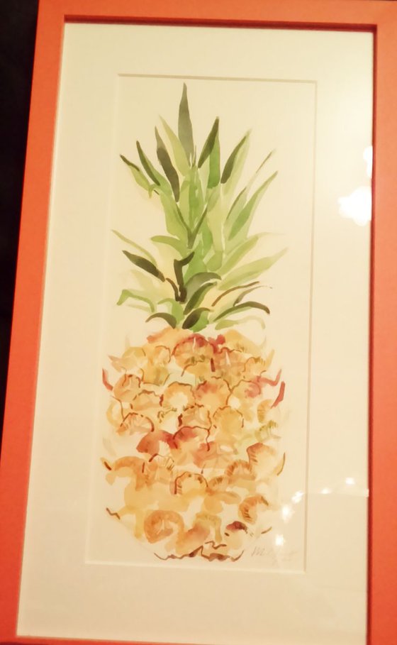 Pineapple Watercolour