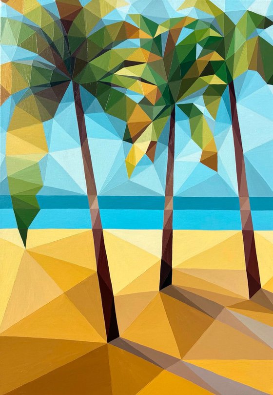 SEA, PALMS, BEACH