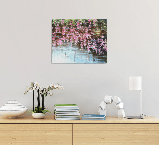 Flower Reflections in Water