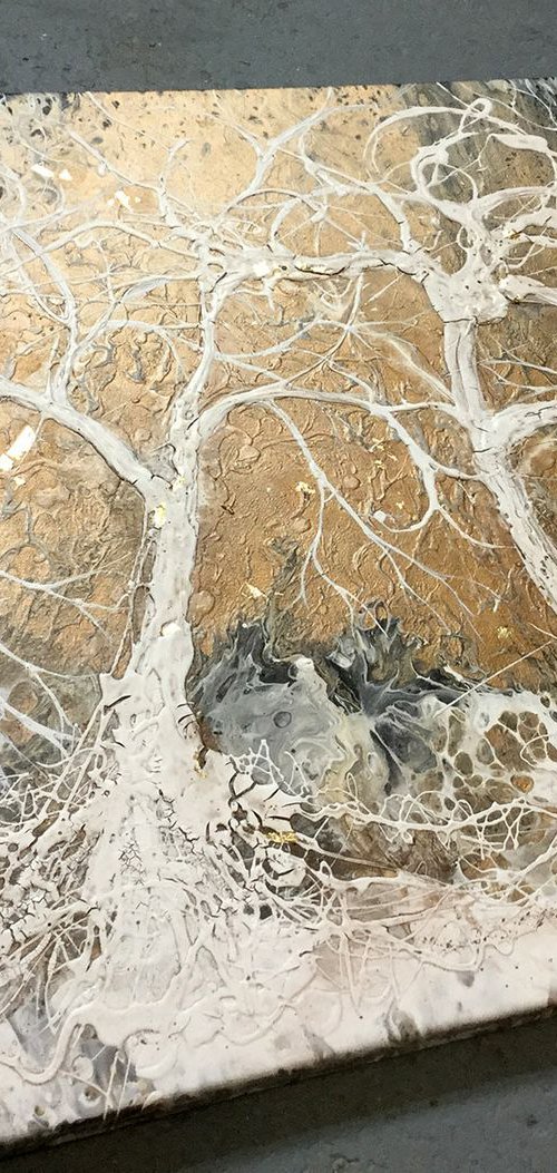 Golden Trees by Carol Wood