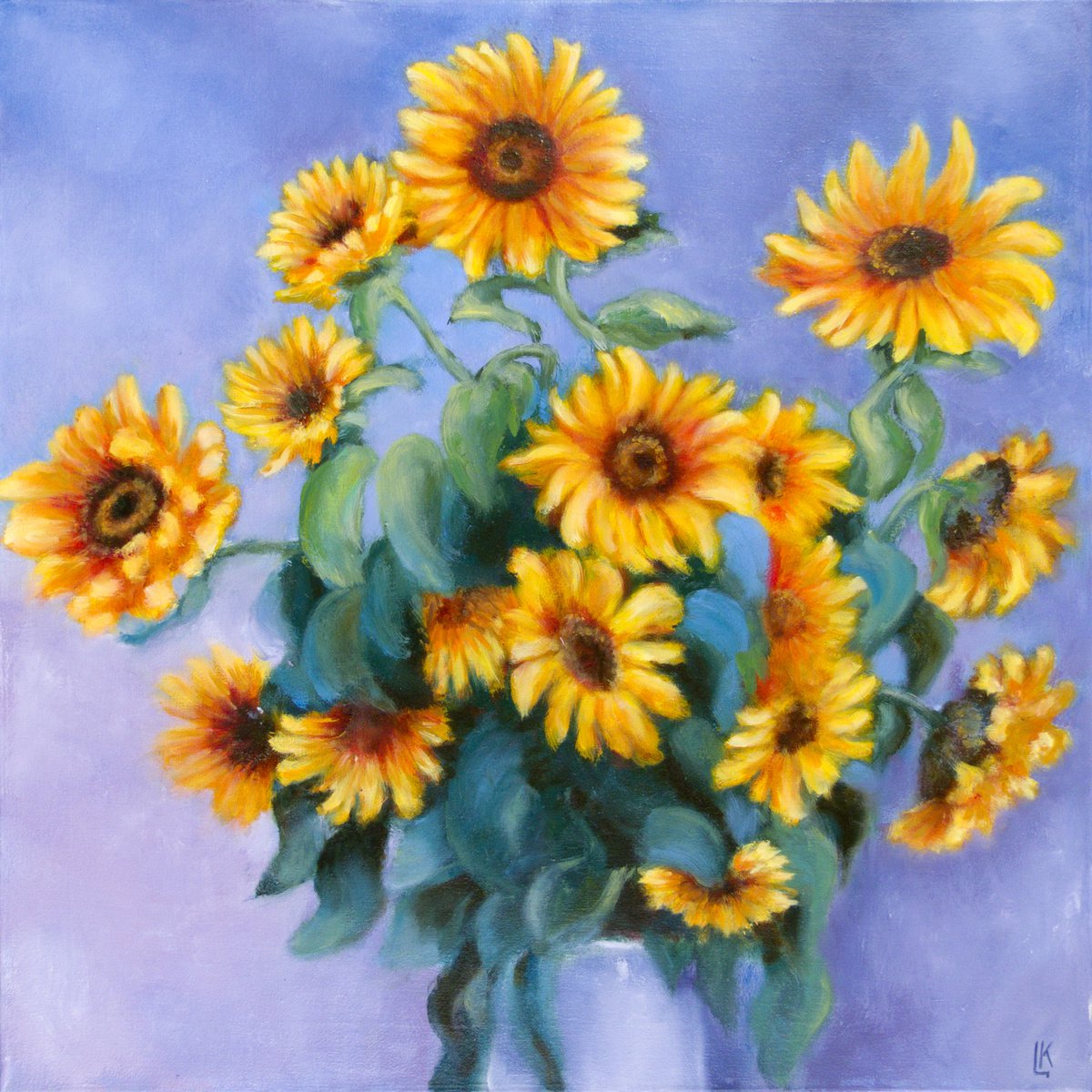 Sunflowers by Ludmila Kovalenko