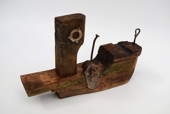 wooden ship "Enygma"