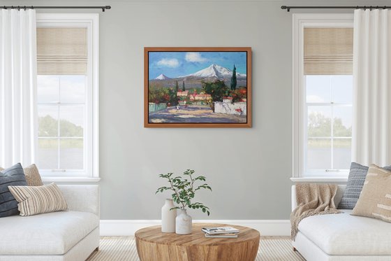 Ararat from the Village