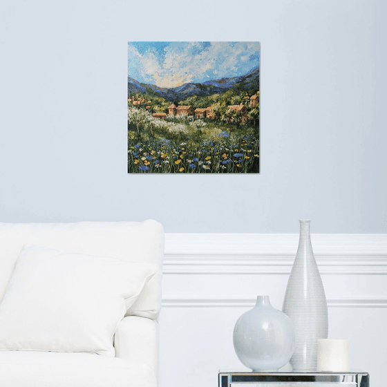 Springtime in Provence  -landscape painting