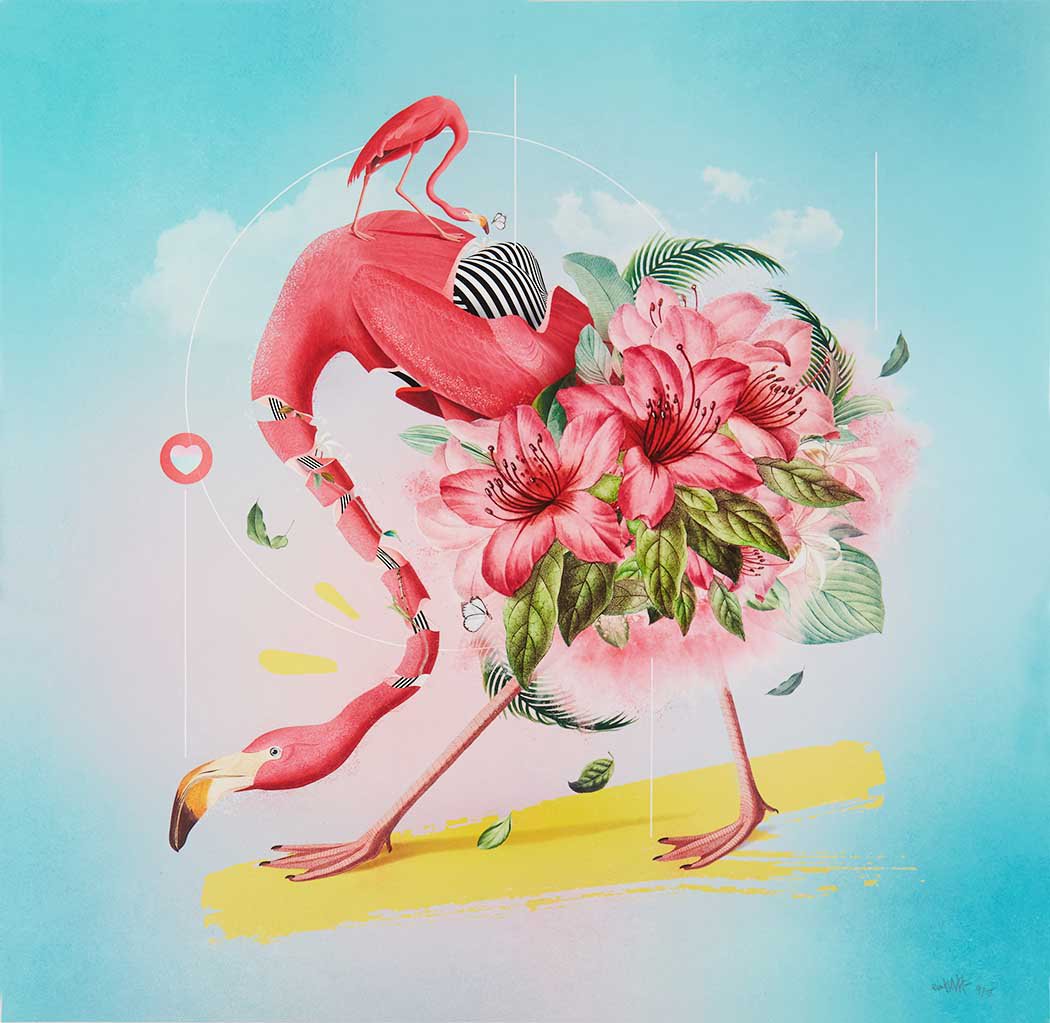 Flamingo Dreams Digital Art (Giclée) by Emilie DeBlack Artfinder