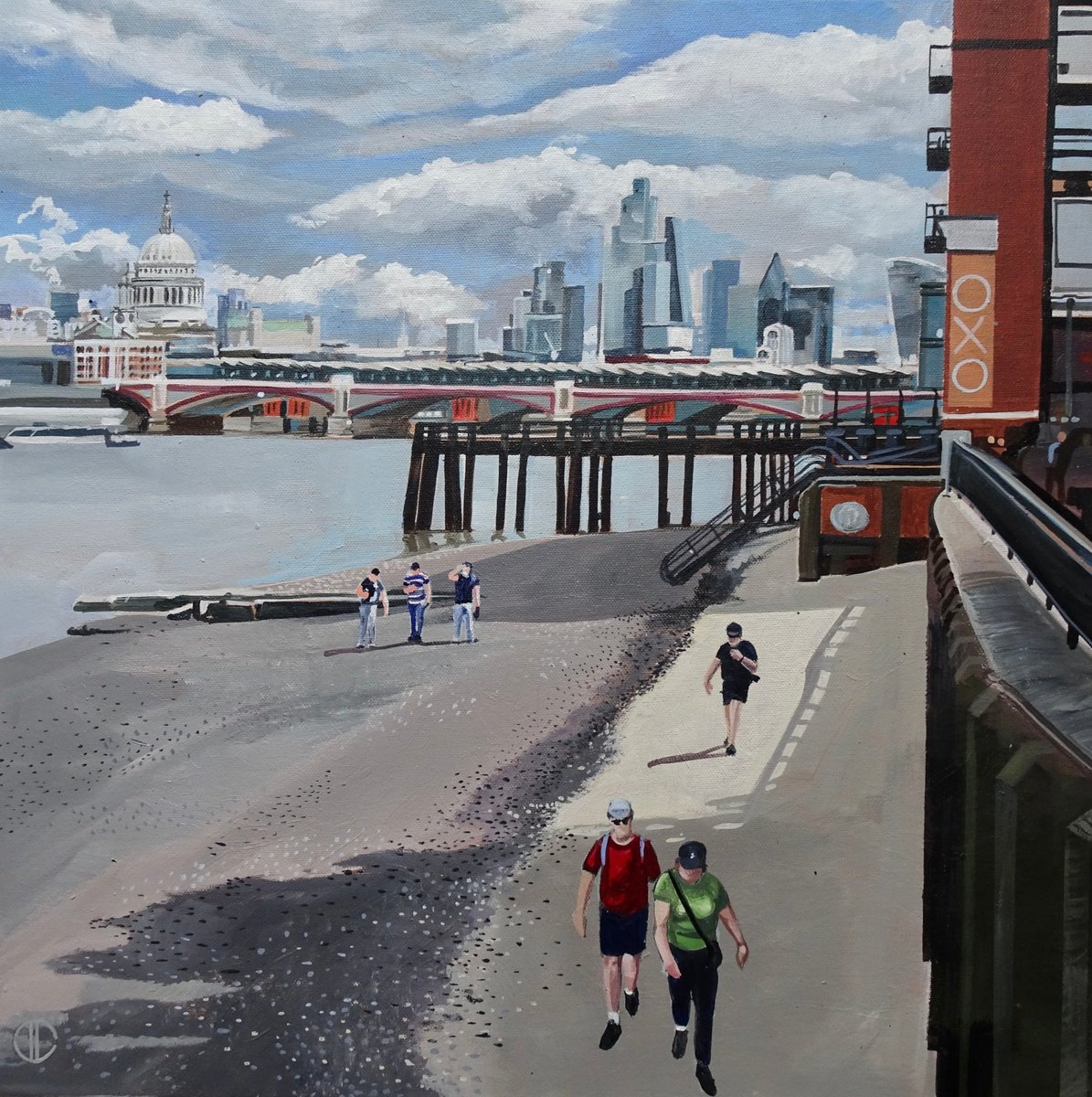 Lowtide Southbank by Joseph Lynch