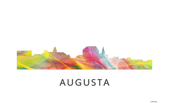 Augusta Maine Skyline WB1