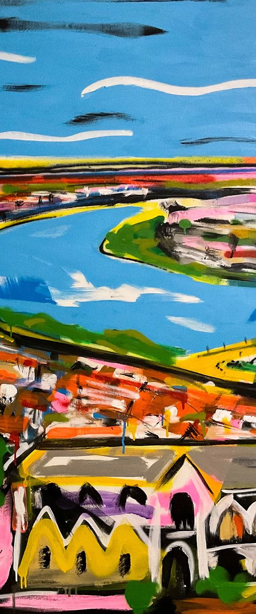 Bordeaux France 130 X 130 CM / 51,18 х 51,18 inch by V. Lishko
