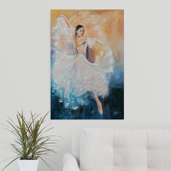 Dancer in white