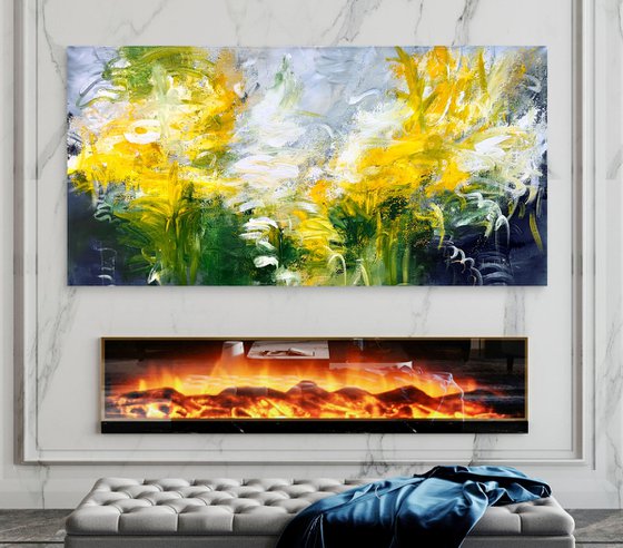 Cattail Glow at the Pond