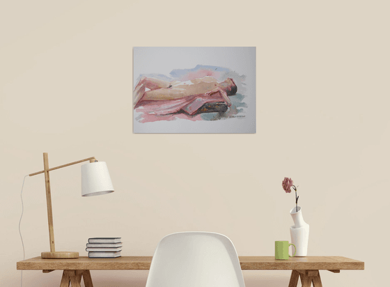 reclining female nude