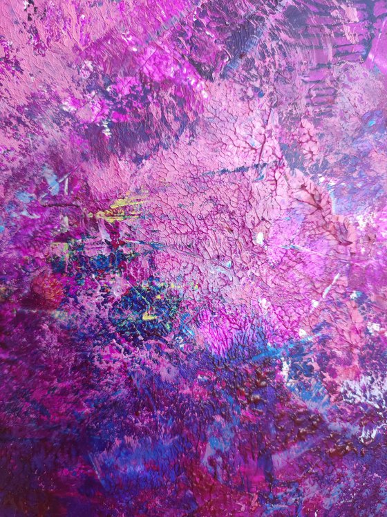 Bouquet in a blue vase