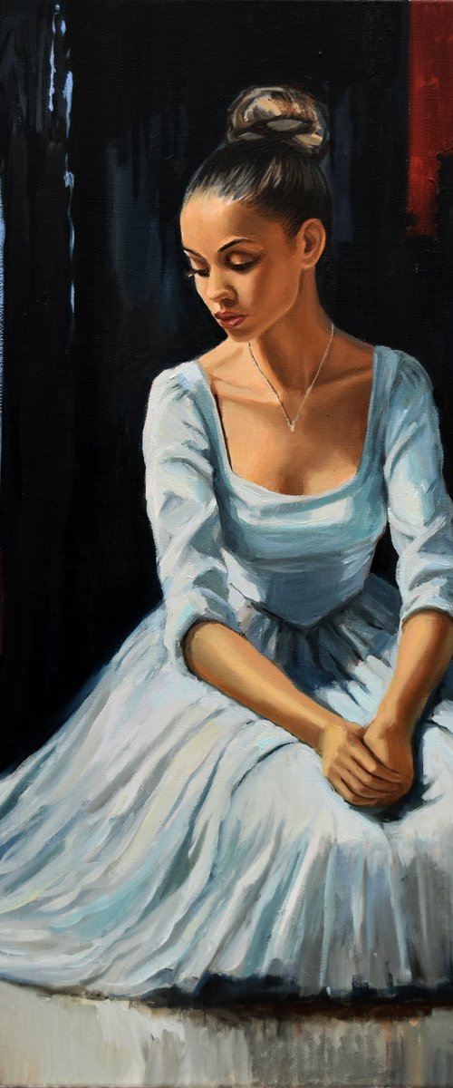 A ballerina portrait III by Serghei Ghetiu