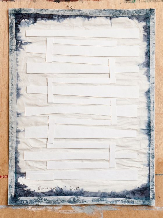 White roads White Paper Collage
