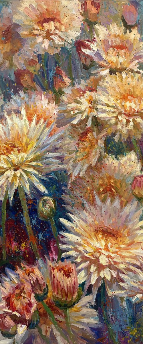 Chrysanthemums by Evgeny Chernyakovsky
