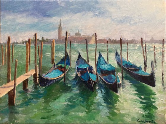 The Gondola in Venice (Frame)