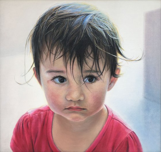 Amelia (52.5 x 50cm) - COMMISSION