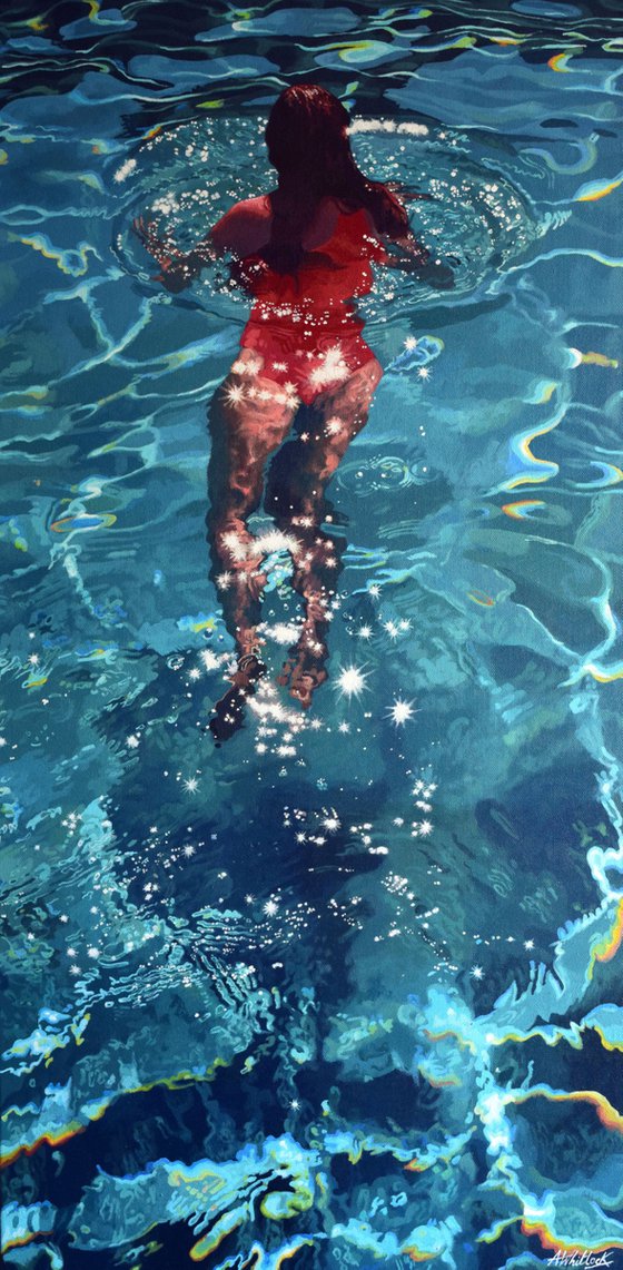 Star Fall - Swimming Painting