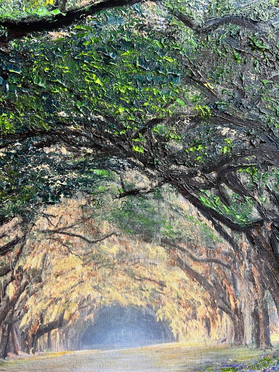Love Beneath The Oaks' Embrace
