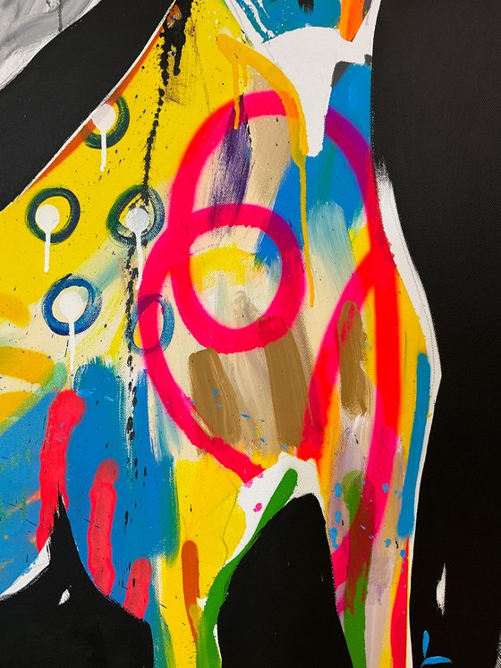 Dog 140 X 180 cm / 55,11 X 70,86 inch