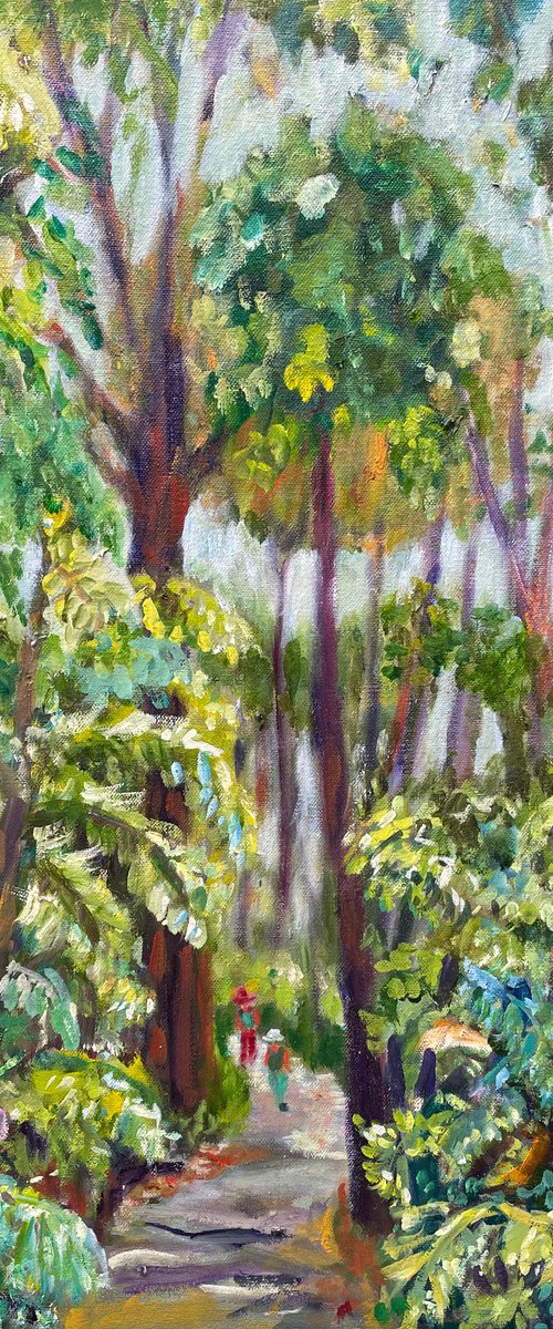 RAIN FOREST WALK by Maureen Finck