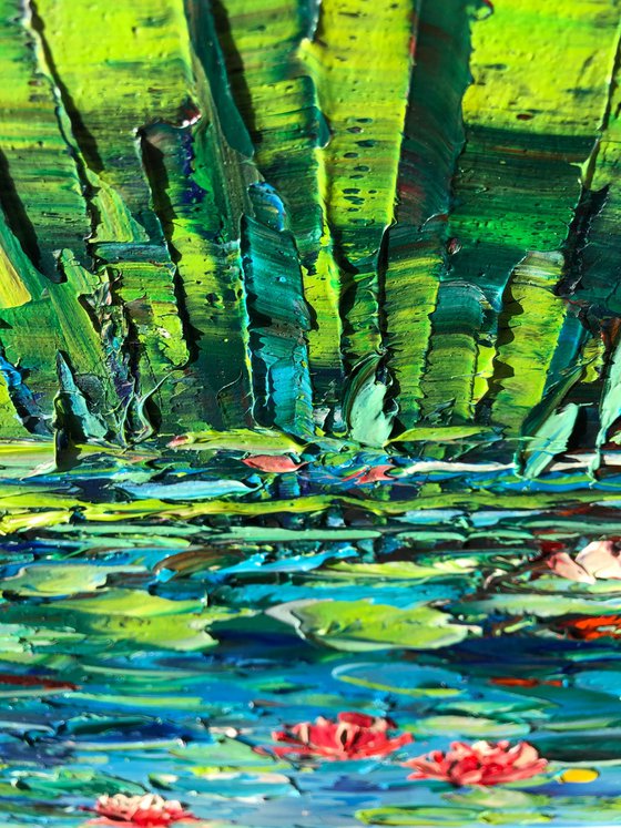 Cache of water lilies