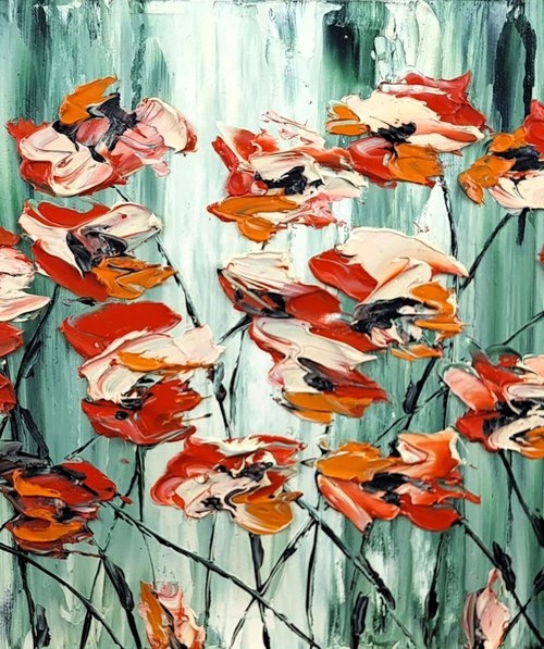 A Meadow Full Of Poppies 5 by Daniel Urbaník