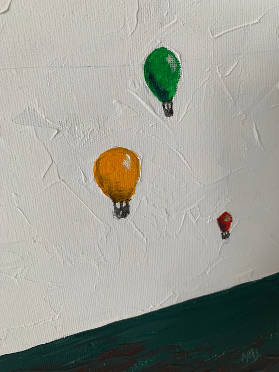 Colorful air balloons.