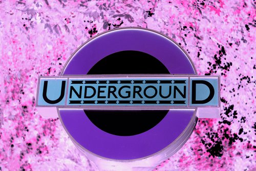 Underground infrared 2021 1/20  18" X 12" by Laura Fitzpatrick