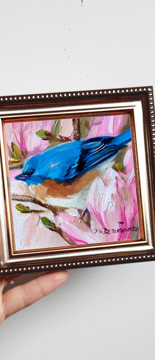 Blue bird by Nataly Derevyanko