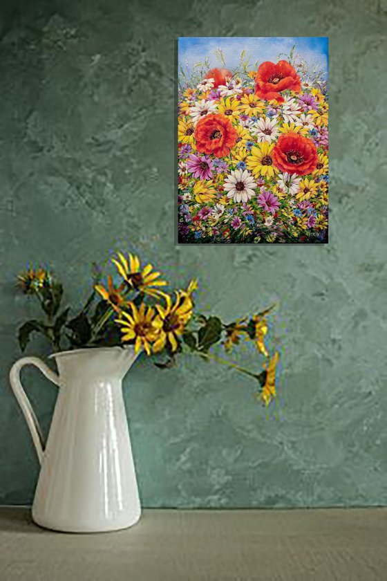 Wild Poppies & Daisies