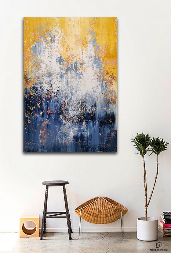 150x100cm. / abstract painting / Abstract 1159