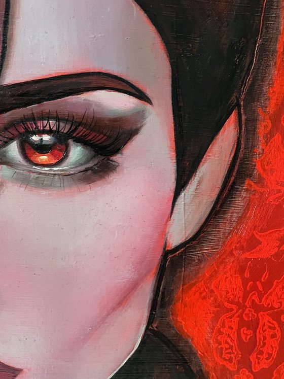 In Her Red Silence