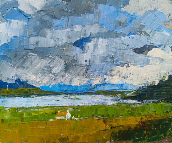 A cottage by the sea