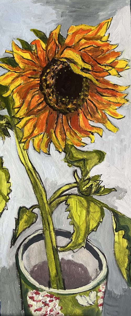 Garden sunflower by Christine Callum  McInally